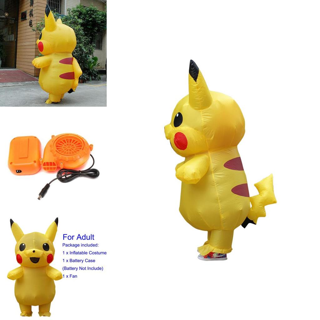 Fantastic Pikachu Costume For Kids Fancy Dress Parties Made From Lightweight Polyester