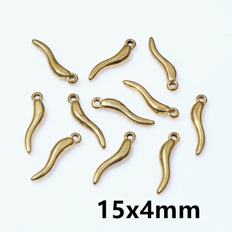 

10pcs Enamel Chili Pepper Charms Pendant Multi Colors For DIY Jewelry Making Earrings Necklace Pendants Accessories Findings