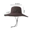 Summer Outdoor Mountaineering Hat Big Brim Travel Fisherman Hat Sun Protection and Sunshade Fishing Hat