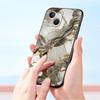 Watercolor Marble Phone Case For iPhone 17 16 15 Pro Max 11 12 13 14 7 8 Plus SE 2020 X XR XS Cover Soft Black