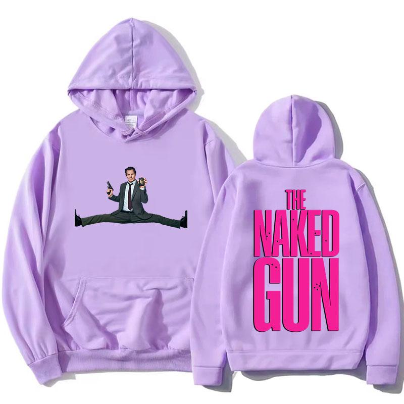 The Naked Gun Movie Hoodies Long Sleeve Fashion Hooded Sweatshirts Casual Autumn Fleece Female Pullovers Film Graphic Print Tops
