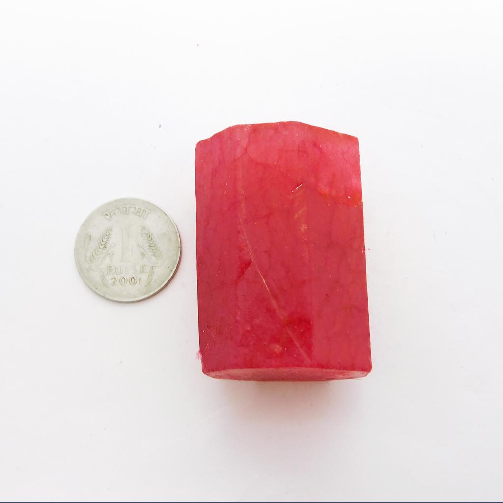 Natural Red Ruby Loose Gemstone Rough 571.35 Ct for Lapidary and Gem Collections