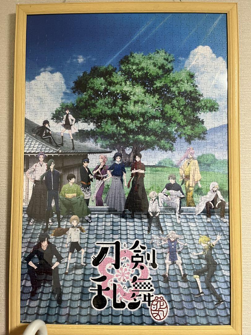 

[Б/У] Пазл Touken Ranbu Hanamaru - Собранный с деревянной рамкой