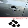 ABS Black For Land Rover Defender 90 110 2020-23 Car Interior Central Control Protection Cover Decorative Patch Car Accessories