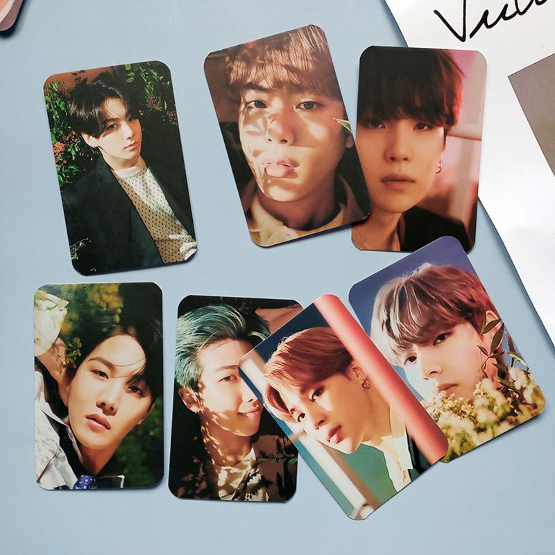 BTS Bangtan Boys 8 vnt. Lomo kortelių rinkinys Kpop stabų narių fotokorteliai Premium kolekcijos kortelės Gerbėjų palaikymo prekės Albumo aksesuarai Dovana