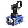 Aluminum Alloy Wireless Remote Bicycle Light, High/Low Beam, High Lumens, Electric Display, Quick Release, Wide Flood Cycling Light.