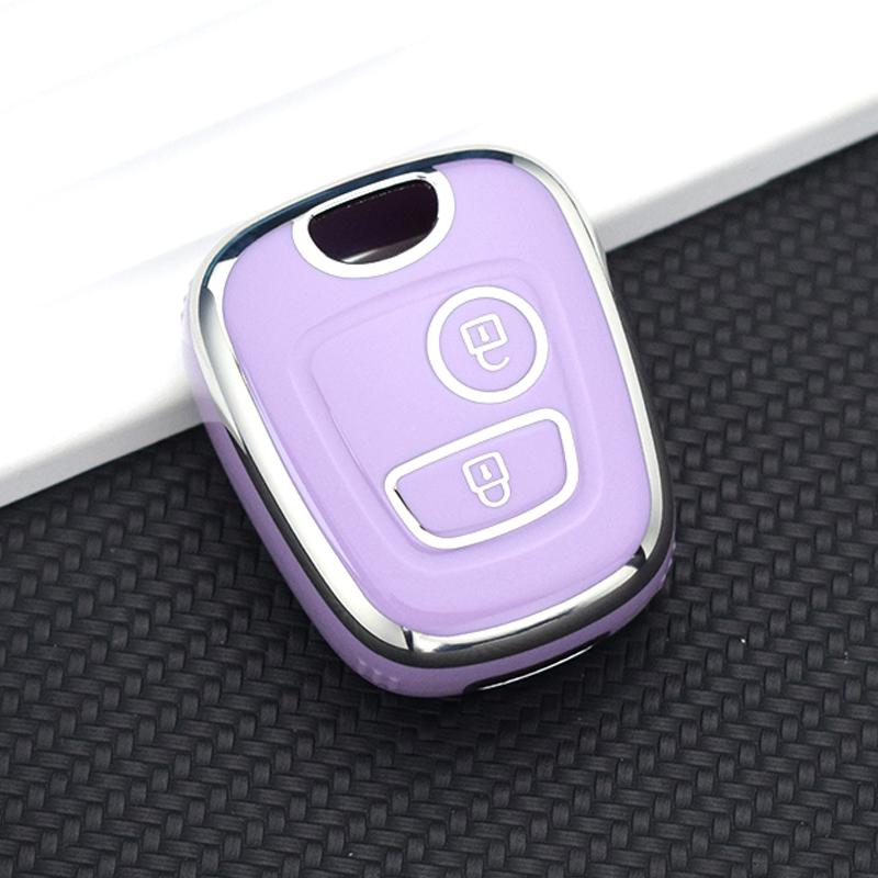 For Citroen C1 C4 For Peugeot 106 107 206 207 306 307 406 407 Auto Shell Fob Protector TPU Car Remote Key Case Cover Accessories