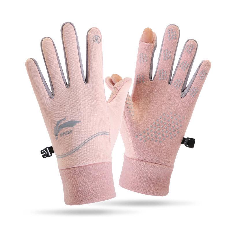 Warm Gloves Outdoor Riding Couples Driving Anti-slip Wear Resistant Durable Plus Velvet Thickened Winter Cold Proof Gloves