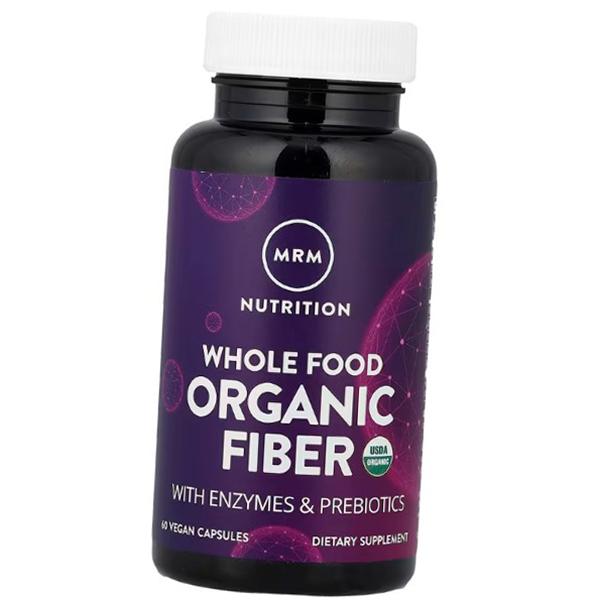 Цельнопищевая органическая клетчатка, Whole Food Organic Fiber, MRM  60вегкапс (69122004)