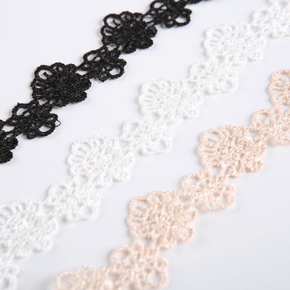 2pcs Set -Lace Flower Replaceable Underwear Strap Women's Seamless Sexy Anti-Slip Bra Strap Elastic Accessory