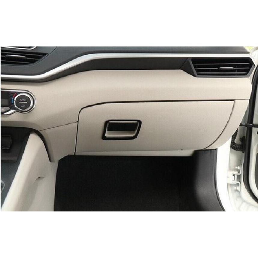 For Nissan Altima 19- Black Titanium Co-Pilot Storage Box Handle Cover Trim