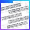 AAABV1 1PCS Metal For Skoda Octavia Yeti Rapid Kodiaq Karoq 4X4 Fabia Kamiq Superb VRS Logo Bright Silver Emblem Car Rear Trunk Sticker