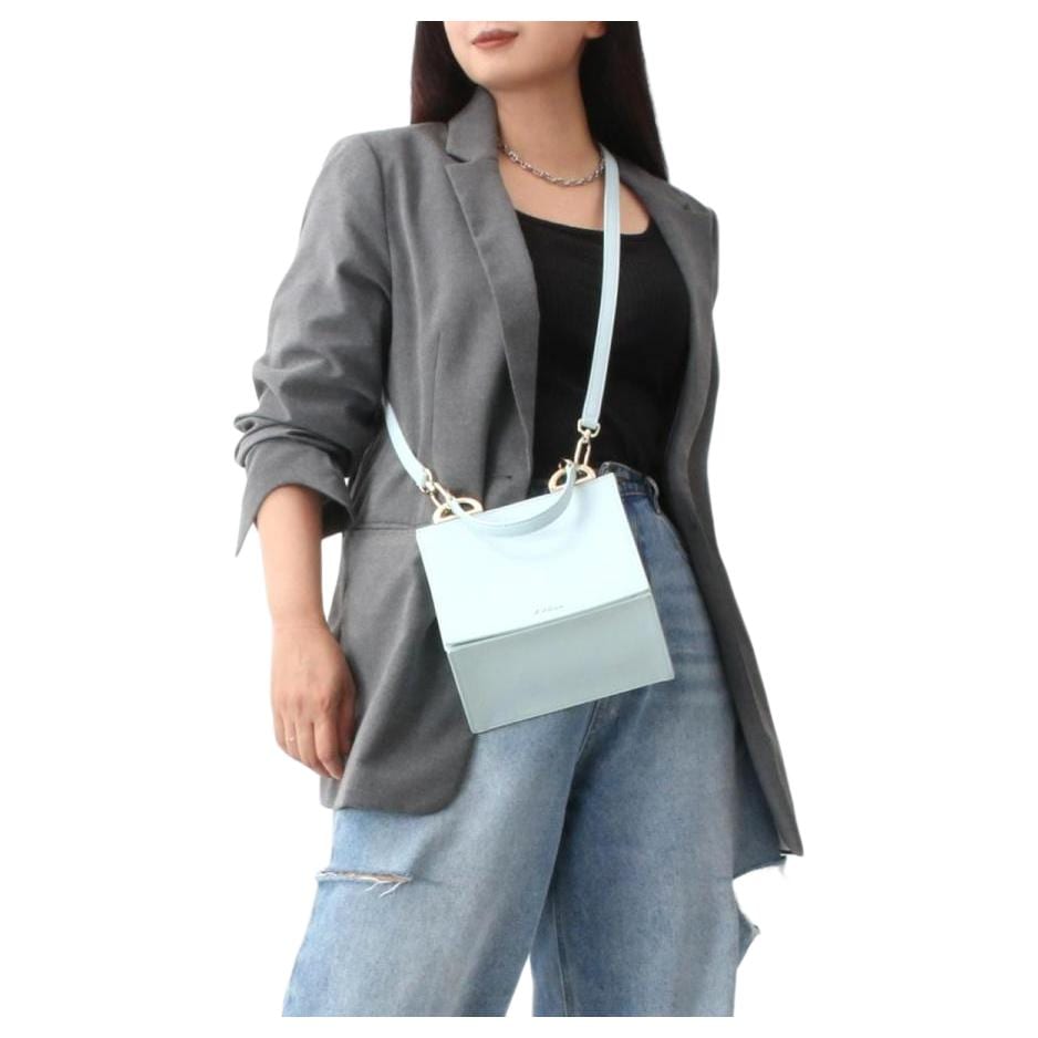 Furla Linea Futura Leather Handbag Regular Women's Blue WB00565-BX1063-1859S