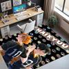 Haikyu Pattern Rug, Indoor/Outdoor Mat, for Picnic, Gameroom, Bedroom, Office, Living Room, Home Decor Carpet, Birthday Gift
