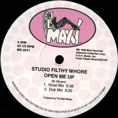 12inch Record STUDIO FILTHY WHORE - Open Me Up MX2071 Maxi Records 1998 US Dance & Electronica Used