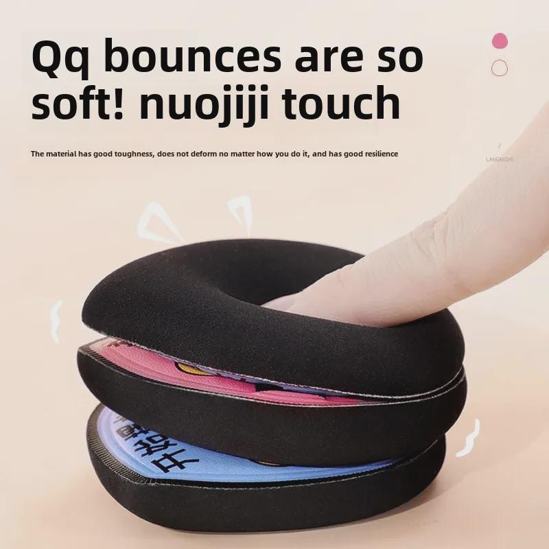 Jingnishi Black Core Dual-Use Makeup Puff Set – Marshmallow-Soft, Large, Q-Elastic Powder Puff