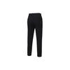 Li Ning Fitness Series Solid Color Straight Leg Knitted Sports Pants Women Bottoms Black AKLTB42-1