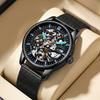 New Men's Hollowed Out High-End Fully Automatic Trend Steel Mechanical Watch
