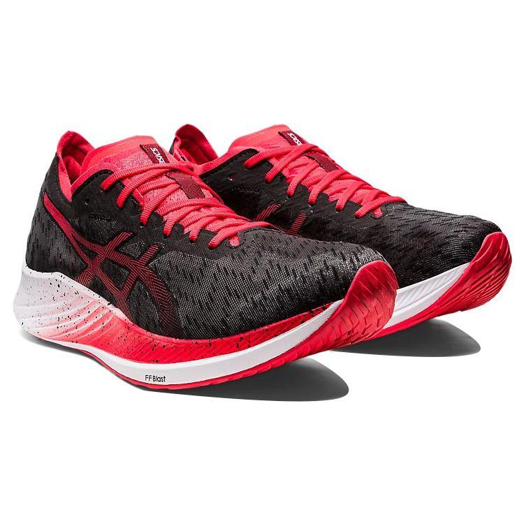 Asics Men's MAGIC SPEED Running Shoes Black Electric Red 1011B432-001