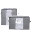 Large Capacity Non-Woven Quilt & Clothes Storage Bag Organizer