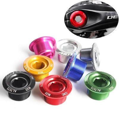 Bicycle Parts Bike Bottom Bracket Bolt Crank Arm Fixing Bolt Crank Bolt Cover Cap Crank Cover