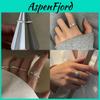 Stylish Adjustable Silver Ring For Women With Elegant Foil Texture Design Perfect For Fashionable Casual Wear