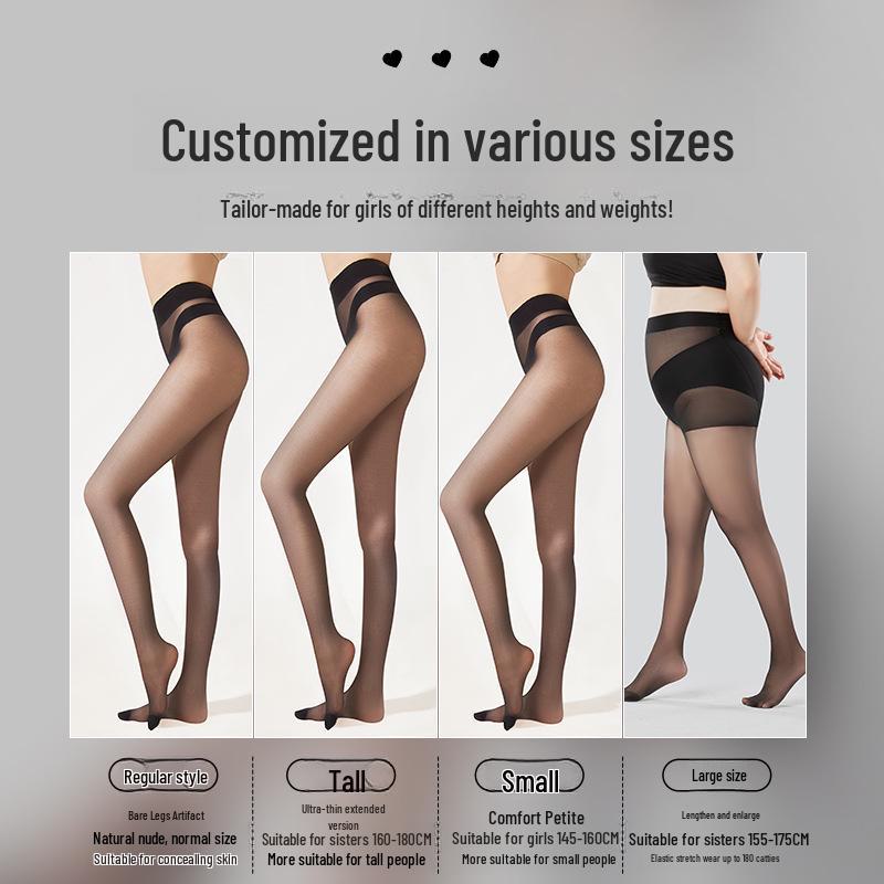 Ultradünne schwarze Ananas-Strümpfe für Damen, 0D hohe Transparenz, Anti-Hängen, Design ohne Schritt, sexy Sommersocken in großer Größe.