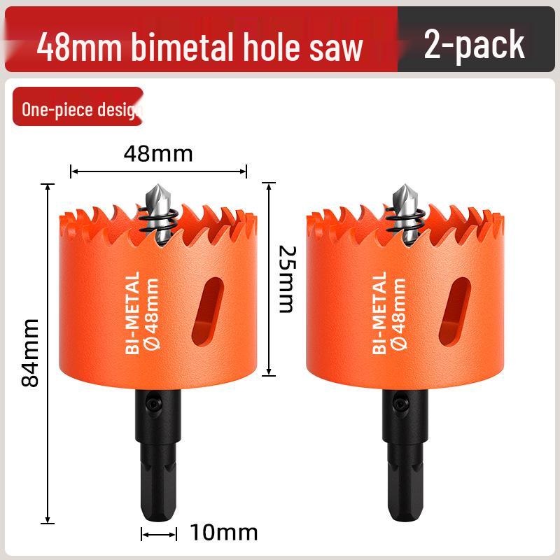 Pânză de găurit bimetalică pentru prelucrarea lemnului: Burghiu pentru Lemn, Gips-carton, Metal, Plastic și PVC - Măritor Găuri pentru Spoturi Încasetate 75mm.