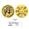 Creative Gold Sticker for Mobile Phones and Refrigerators - Wealth Card Gift