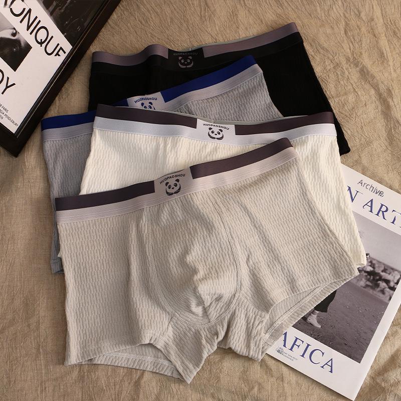 Pánské roztomilé bavlněné boxerky s motivem pandy - Trendy móda