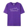 Minneapolis Mn Skyline Heartbeat Vintage Mpls Europe Tops Tees Prevalent Unique Cotton Unisex TShirts Printed On Top TShirts