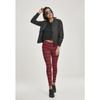 Pantalon femme grandes tailles - Urban Classic - Skinny - Tartan rouge/noir - Taille standard - Adulte