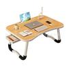 ZISIZ Foldable Bedside Desk with Charging