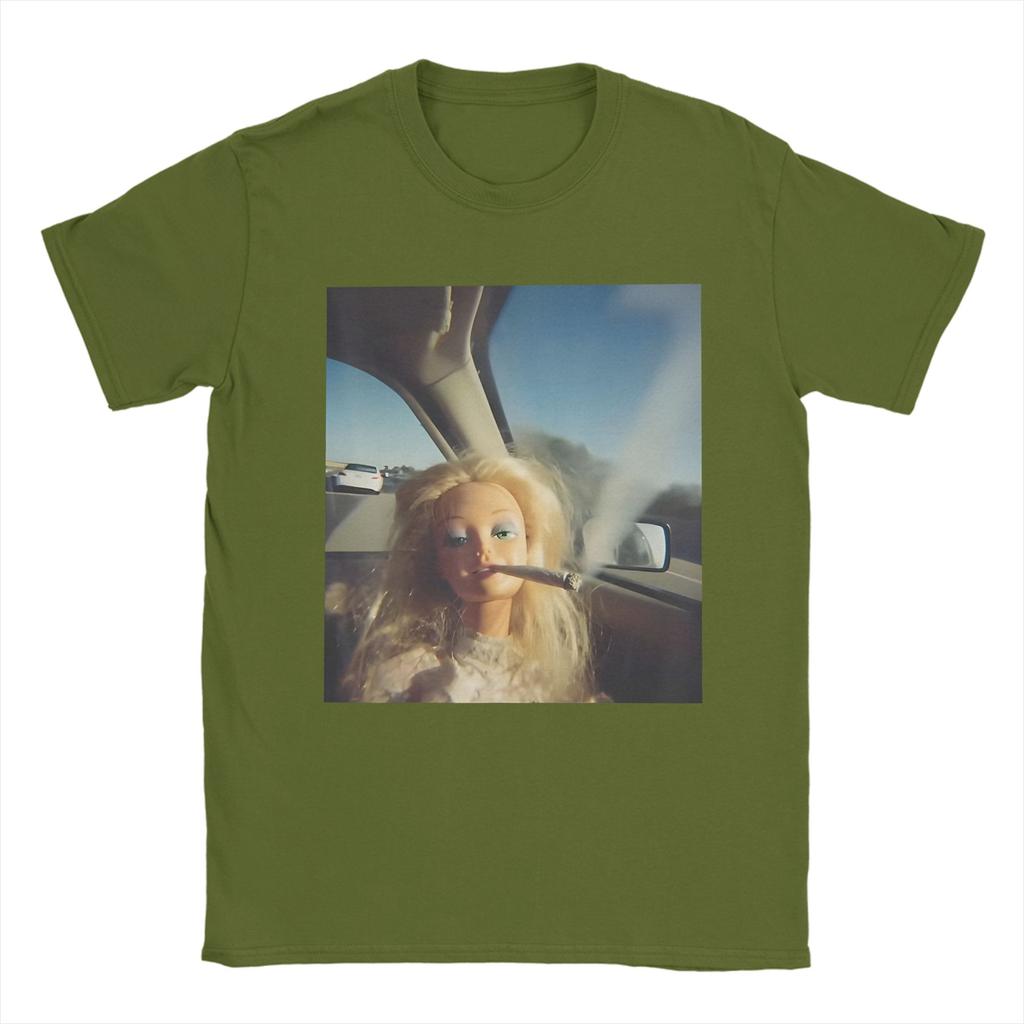 Funny Disgusting Doll Face Meme Smoking Sarcastic Humor TShirts Unisex Leisure 100 Cotton Tee Shirt Round T Shirts Big Size Top