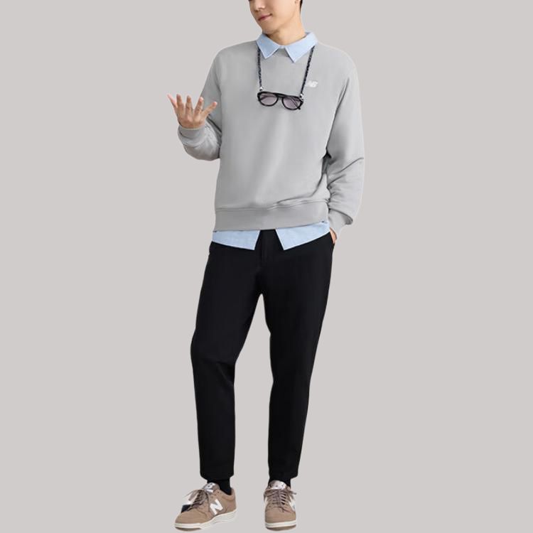 New Balance Sweatshirt Men's Gray AMT43369-TAG