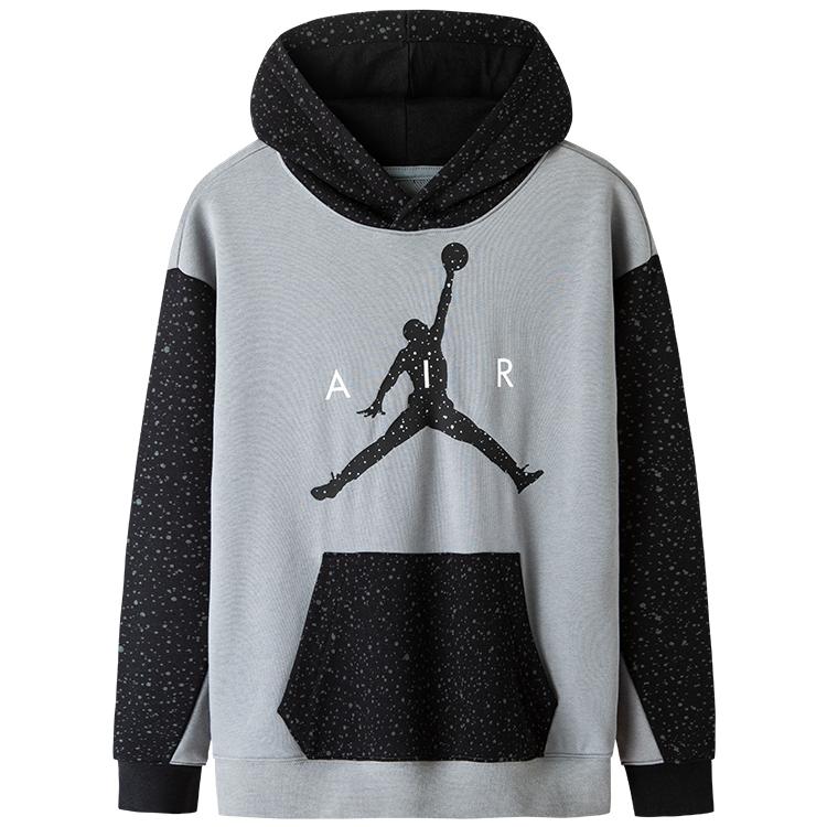

Jordan Детская спортивная толстовка с капюшоном и длинными рукавами с логотипом Детская толстовка Средне-серая JD2232144GS-001 S