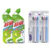 Sakol Soft Bristle Toothbrush & Toilet Cleaner Bundle