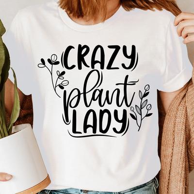 Crazy Plant Lady Plant Lover Shirt,Gardenin<wbr/>g Shirt Gardener T-Shirt #GDRN