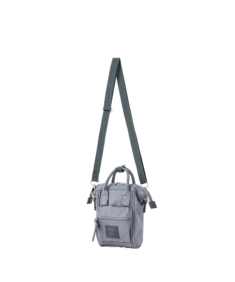 

Мини-сумка через плечо с застежкой ATB4686 GY [Anello] CB-HEATHER