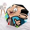 Mr. Bean, Cartoon Automatic Opening and Closing, 8 rib Structure Portable Umbrella, Suitable for Men and Women in All Seasons  Perfect Gift