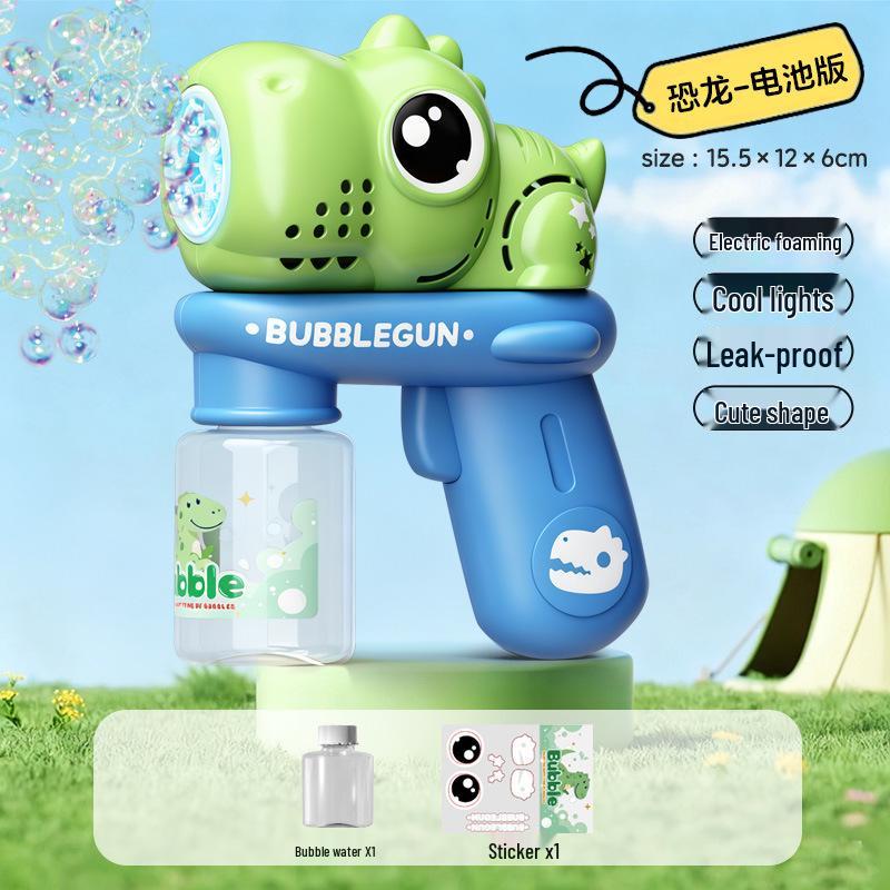 Automatic Cartoon Elephant Bubble Machine - Handheld Blower with Solution for Kids, Boys & Girls