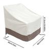 M-Modern-Paquete de 3 Fundas para Sillas de Patio Adirondack 31X33x36 Pulgadas Funda Resistente para Sillas de Patio al Aire Libre 420D, Impermeable Césped Exterior