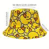 1 Reversible Yellow Duck Bucket Hat - A Sun-Protective, Lightweight And Travel-Friendly Hat For New Year Adventures