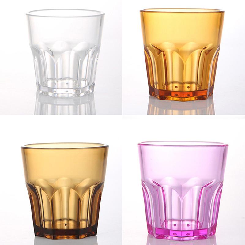 Osmihranný šálek 160ml Svatební sklenice na víno Nádobí Průhledná sklenice na koktejl