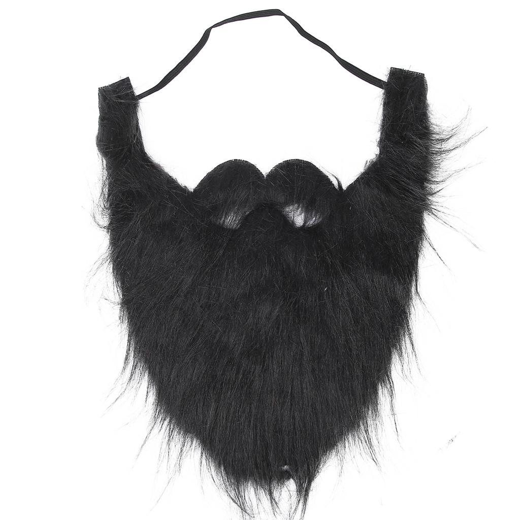 Stimulated Fake Beard Funny False Moustache Whiskers Facial Hair for Halloween Cosplay