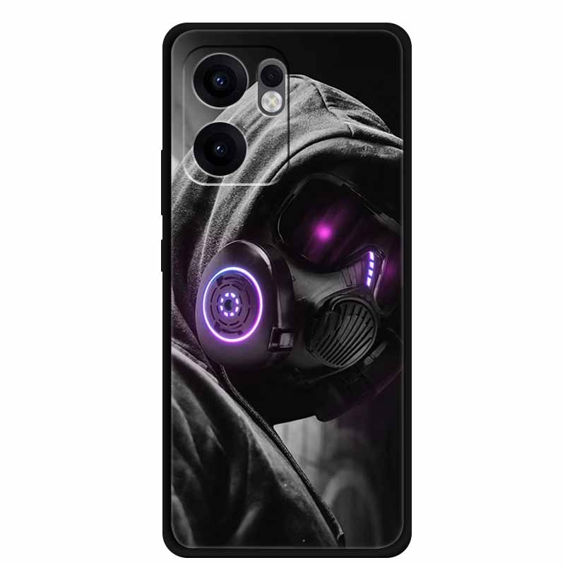 Phone Case For OPPO Reno 13F Case 13 F Coque Black Silicone Soft TPU Back Cover Bag For OPPO Reno13F A5x Case Protective Shell