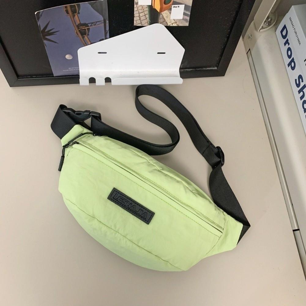 Large Capacity Men's Chest Bag Casual Crossbody Fanny Pack Nylon Shoulder Bag  Outdoor Activities