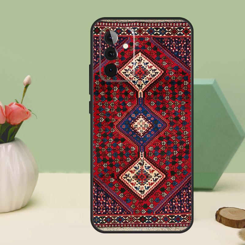 Persian Carpet Floral Pattern For Samsung Galaxy A16 A55 A35 A15 A32 A12 A22 A52 A54 A34 A14 A56 A36 A26 A13 A53 A06 Case