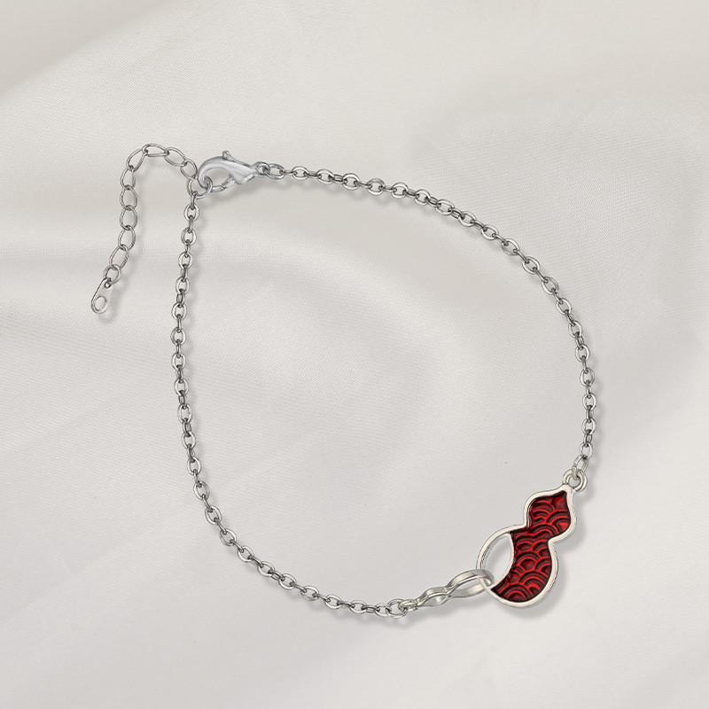 

Steel Gorgeous Titanium Gourd Necklace And Bracelet Set Ideal For Weddings Travel And Platinum Gourd Bracelet