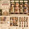 Miniatur Stofffiguren Szene Nähset für Regal-Auslage, DIY Handmontage-Projekt mit Tischakzent und Geschenk-Attraktivität
